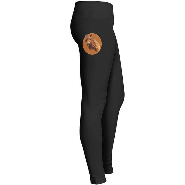 Beautiful Chestnut Horse Leggings Leggings