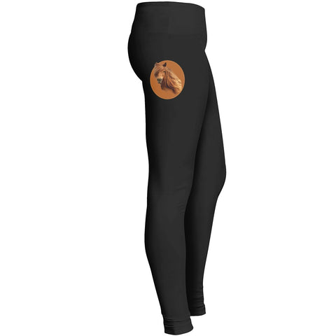 Beautiful Chestnut Horse Leggings Leggings