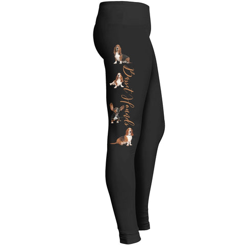 Basset Hounds Leggings Leggings