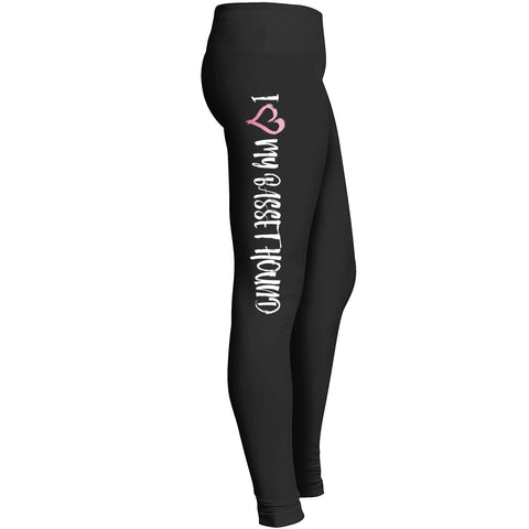 I Heart My Basset Hound Leggings Leggings