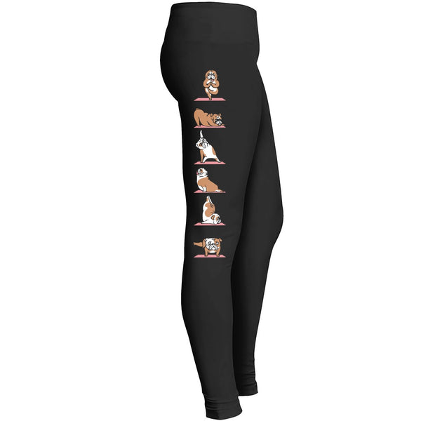 English Bulldog Yoga Leggings