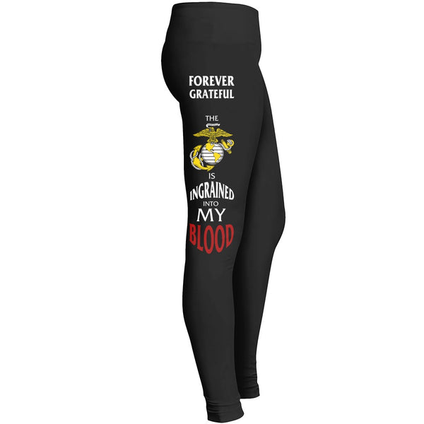Usmc Forever Grateful Leggings