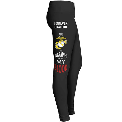 Usmc Forever Grateful Leggings