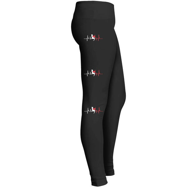 Cat Heartbeat Leggings