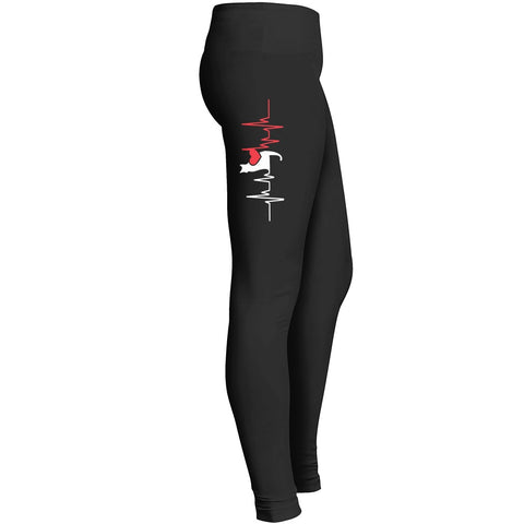 Cat Heartbeat Leggings