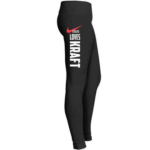 Jesus Loves Kraft Leggings
