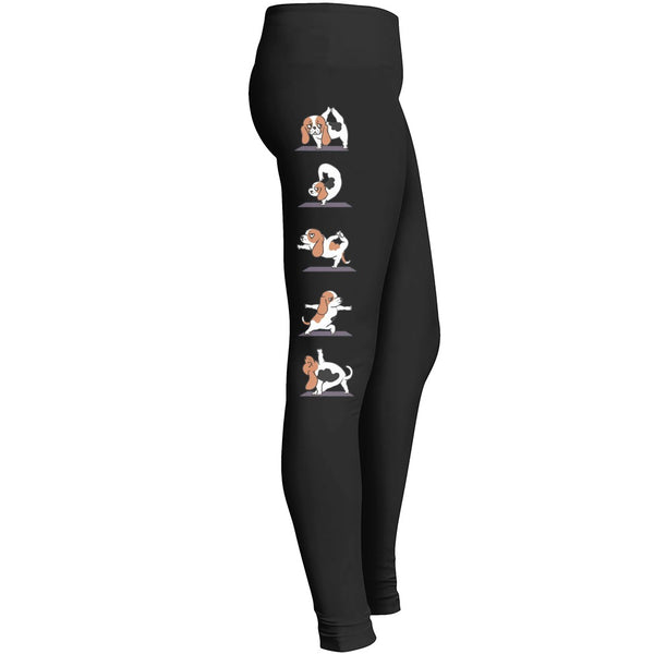 Basset Hound Yoga Leggings