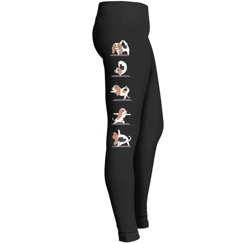 Basset Hound Yoga Leggings