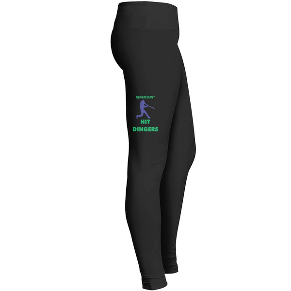 Baseball Shirt! Never Bunt Hit Dinger Leggings