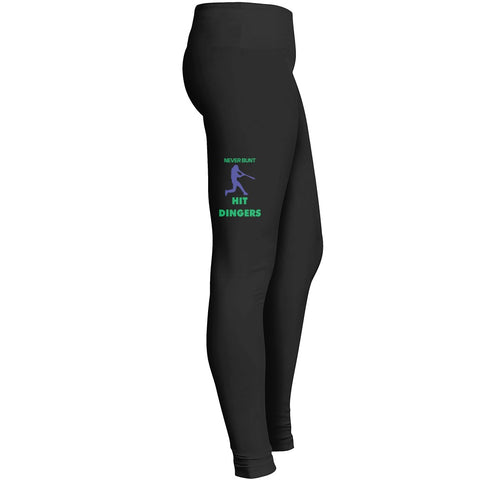 Baseball Shirt! Never Bunt Hit Dinger Leggings