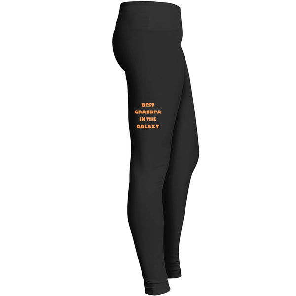 Best Grandpa In The Galaxy Funny T-shirt Leggings