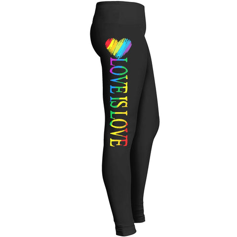 Lgbt Heart Love Is Love Legging 