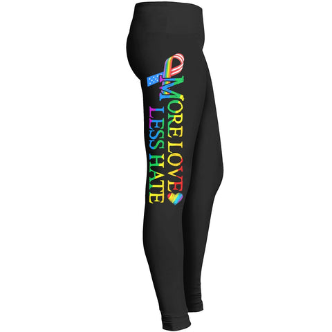 Lgbt More Love Less Hate Legging Leggings