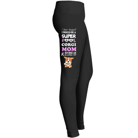 Super Cool Corgi Momwelsh Corgi Mom Leggeng Leggings