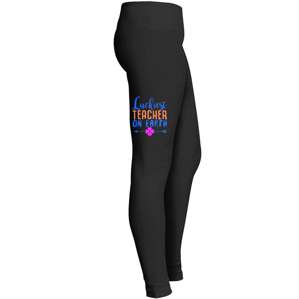 Luckiest Teacher On Earth Tshirt 2 Leggings