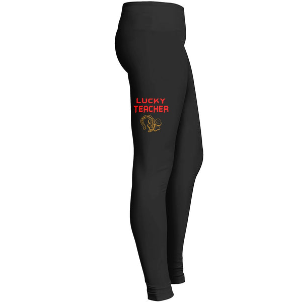Luckiest Teacher On Earth Tshirt 12 Leggings