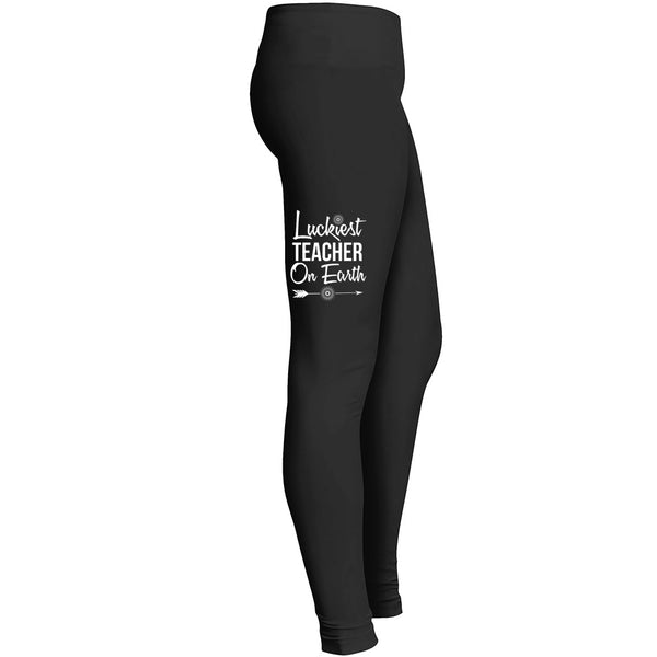 Luckiest Teacher On Earth Tshirt Copy Leggings