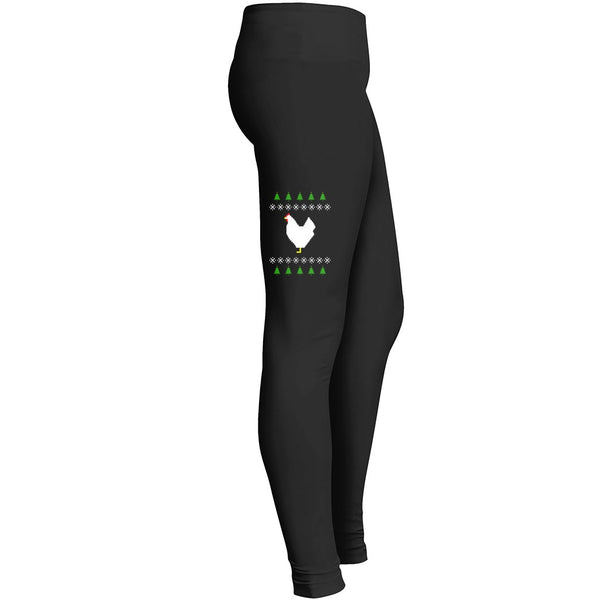 Merry Christmas Chickmas With Chicken 1 Leggings