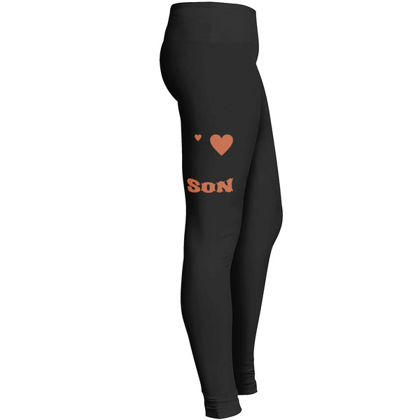 A Big Piece Of My Heart Lives In Heaven And She Is My Son Tshirt 2 Leggings