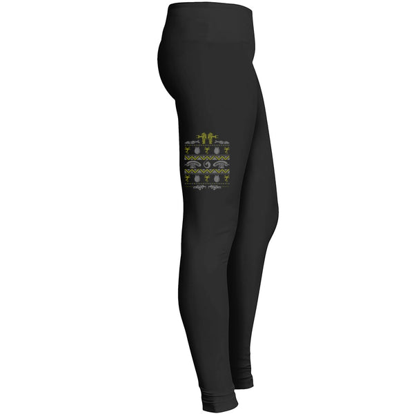 A Ugly Christmas Bug Hunt Leggings