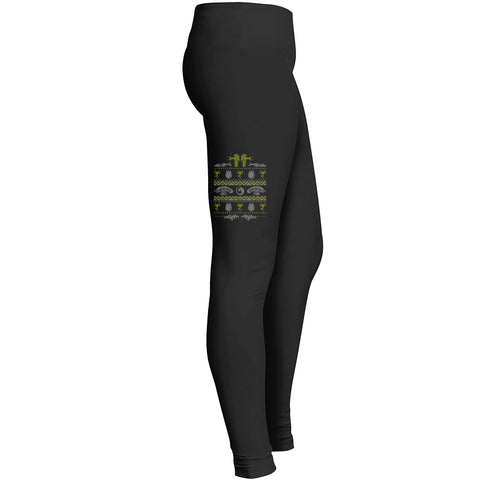A Ugly Christmas Bug Hunt Leggings