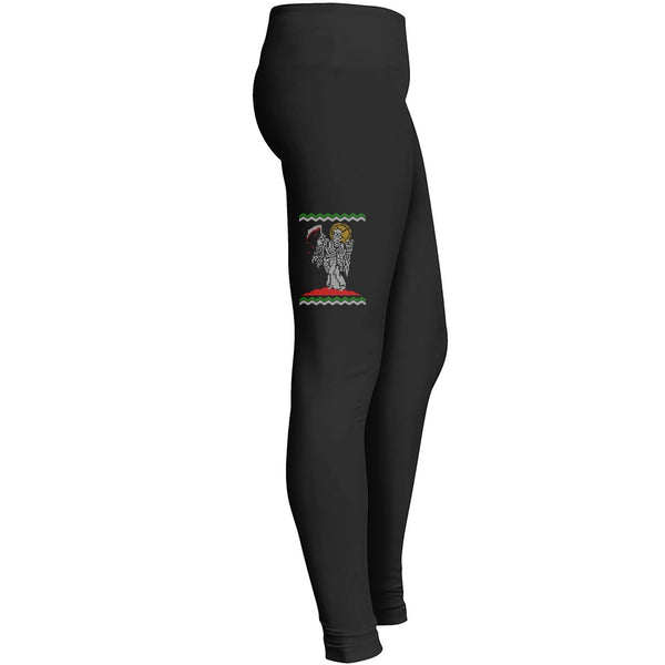 Angel Of Death Ugly Christmas Sweater Leggings