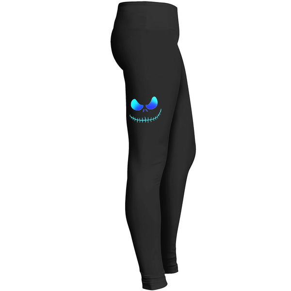 Angry Pumpkin Halloween 2 Leggings
