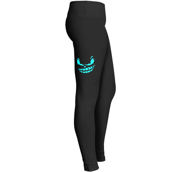 Angry Pumpkin Halloween 1 2 Leggings