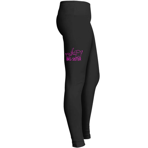 Big Sister Is Big Elephant Tshirt Leggings