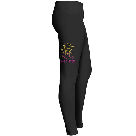 Big Sister Likes A Boss Tshirt 3 Leggings
