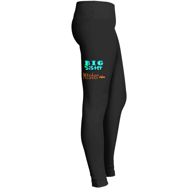 Big Sister To A Little Mister Car Tshirt 2 2 Leggings
