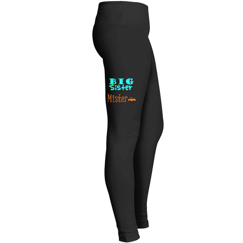 Big Sister To A Little Mister Car Tshirt 2 2 Leggings