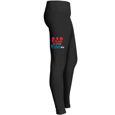 Big Sister To A Little Mister Car Tshirt 2 Leggings