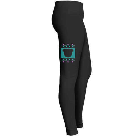 Bulldog Ugly Christmas I Love Dog Tshirt 2 Leggings