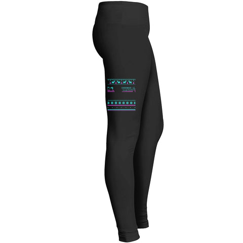 Chihuahua Through The Snow Christmas Tshirt 2 Leggings