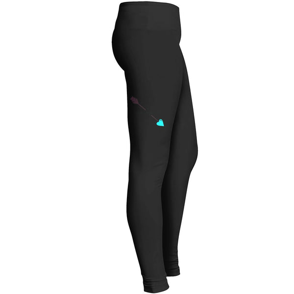 Cupid Was Here With His Arrow 1 2 Leggings