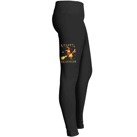 Dachshund And Witch Lady Leggings