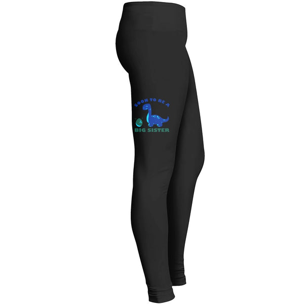 Dinosaur Soon To Be A Big Sister Tshirt 2 Leggings