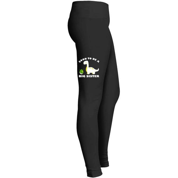 Dinosaur Soon To Be A Big Sister Tshirt 2 Leggings