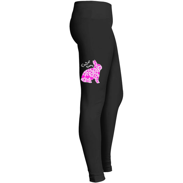 Easter Rabbit In Hearts Tshirt Leggings