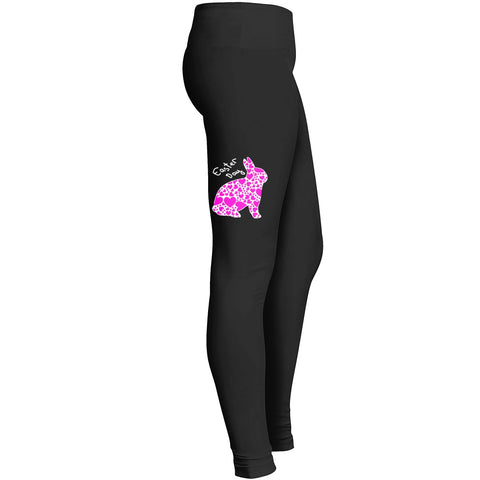 Easter Rabbit In Hearts Tshirt Leggings