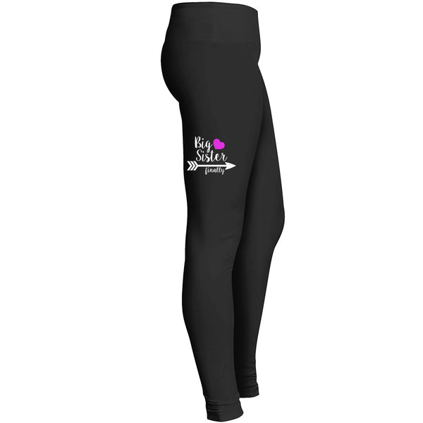 Finally I Am Big Sister Tshirt 1 Leggings