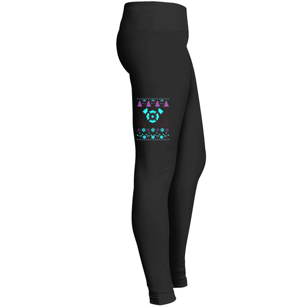 Firefighter Ugly Christmas Sweater Xmas 2 Leggings