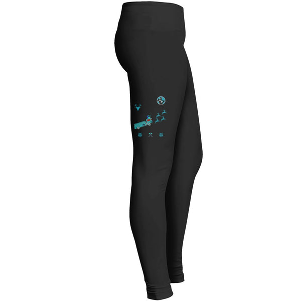 Firefighter Ugly Christmas Sweater Xmas 3 2 Leggings