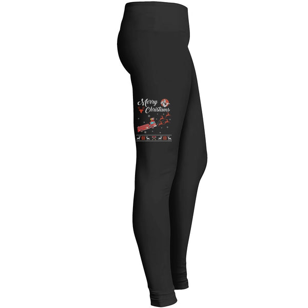 Firefighter Ugly Christmas Sweater Xmas 3 Leggings