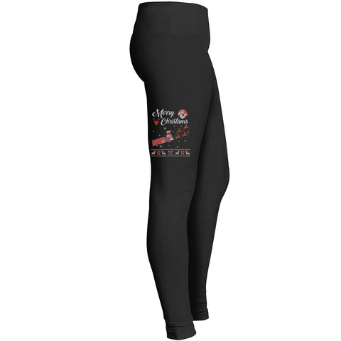 Firefighter Ugly Christmas Sweater Xmas 3 Leggings