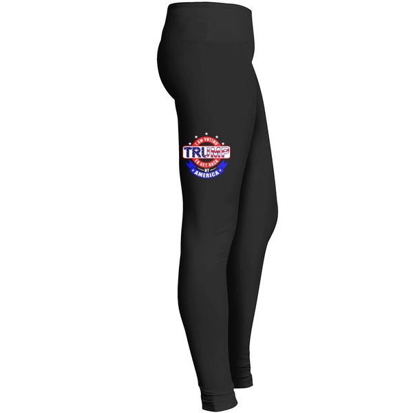 I Am Voting Trum To Get Back My America Leggings