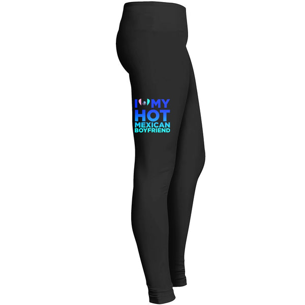 I Love My Hot Mexican Boyfriend Tshirt 1 2 Leggings