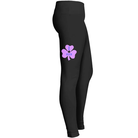 I Love Shamrock And Beer Tshirt 2 2 Leggings