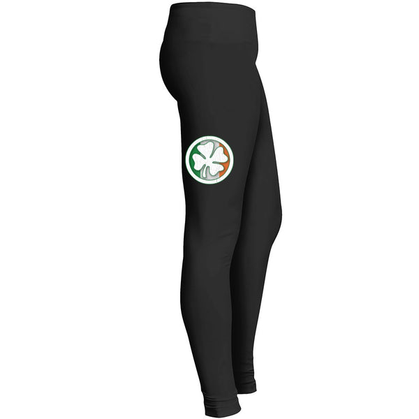 Irish Flag Shamrock Circle Tshirt Leggings